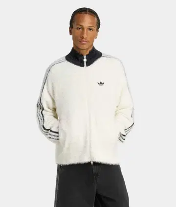 페이크 모헤어 클래식 트랙 탑