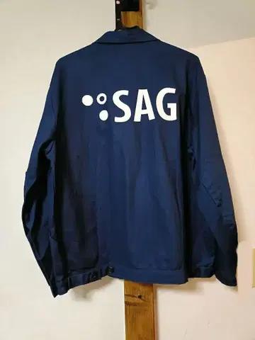 SAG 로고 네이비 자켓