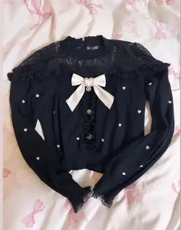 ROJITA 하트 도트 니트탑