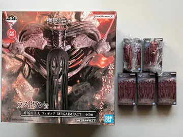 제일복권 진격의 거인 라스트 원 종말의 거인 & 땅울림 피규어 5점