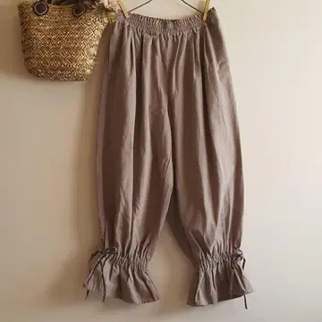 새상품 SM2 밑단 조임 리본 팬츠