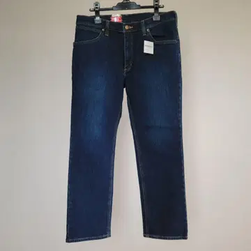 새상품 다크 블루 스트레이트 데님 73