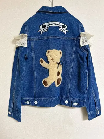 swankiss 곰돌이 데님 자켓