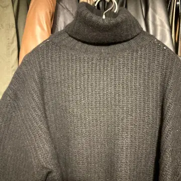 BEAUTY&YOUTH 블랙 니트 터틀넥 스웨터 L