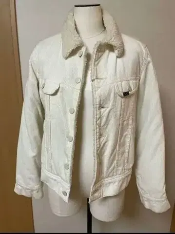 Lee 화이트 코듀로이 아우터