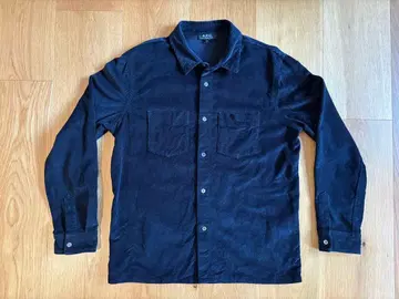 A.P.C. 코듀로이 긴팔 셔츠 S 블랙