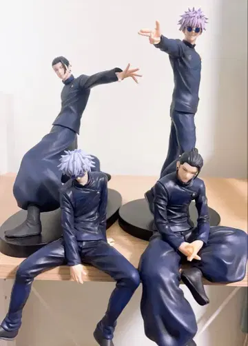 주술회전 고죠 사토루 게토 스구루 피규어 4체 세트