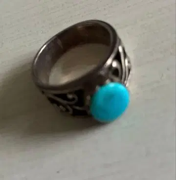 터콰이즈 실버 반지 장식 디자인