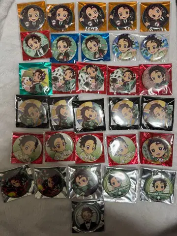 귀멸의 칼날 카마도 탄지로 캔뱃지 묶음 판매