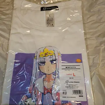 마왕성에서 잠자는 마녀 애니-아트 티셔츠 L 사이즈