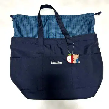 새상품급 familiar 네이비 마더스 백