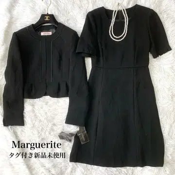 Marguerite 블랙 포멀 셋업 7호 미사용 새상품 하자품