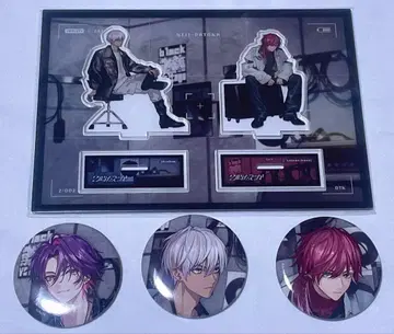 니지산지 2시다가토 아크릴 스탠드 캔 배지