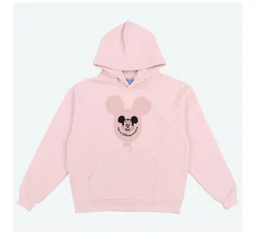 미키 벌룬 후드티 핑크