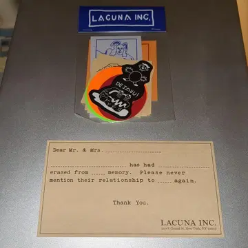 이터널 선샤인 특전 라쿠나사에서 온 카드 스티커