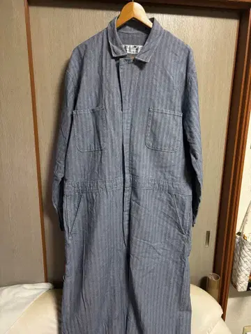 RED KAP 스트라이프 오버롤 48-RG 중고