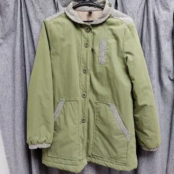 노던 트랙 카키색 충전솜 코트