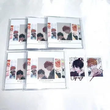 기븐 달력 2025 특전 폴라로이드풍 스티커