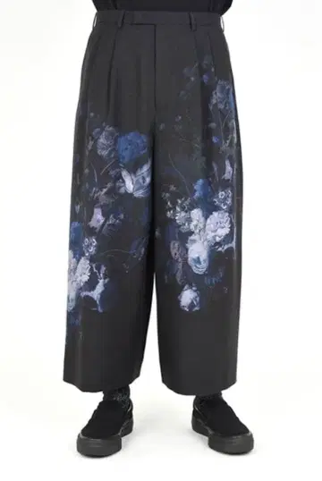 LAD MUSICIAN 19SS 와이드 슬랙스 사이즈 46 NAVY