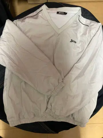 SRIXON 골프 방한 윈드 브레이커 상하의 라이트 그레이