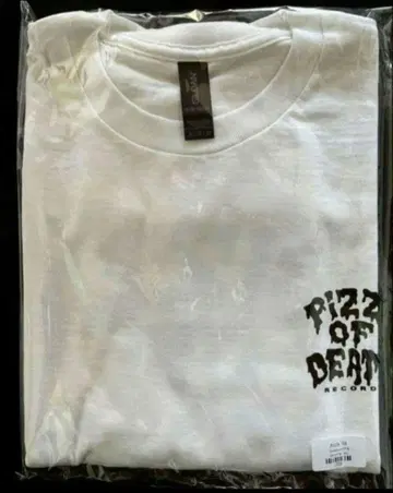PIZZA OF DEATH 로고 T셔츠 화이트 XL 사이즈 [ 새상품 ]