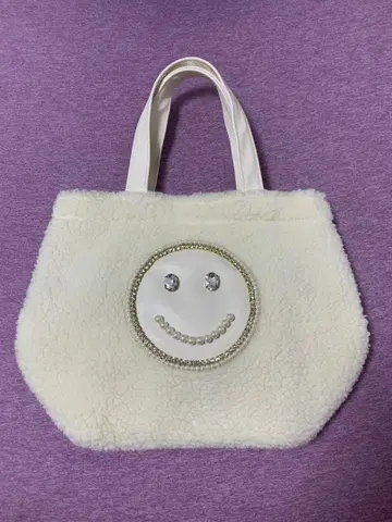 ECODECO 에코데코 보아 토트백 화이트 스마일