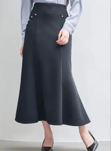 세존드파피용 스커트 머메이드 펄 블랙