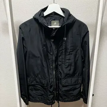 나노 유니버스 마운틴 후드티 후드 부착 블랙