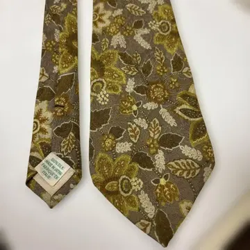 꽃무늬 100% 실크 넥타이