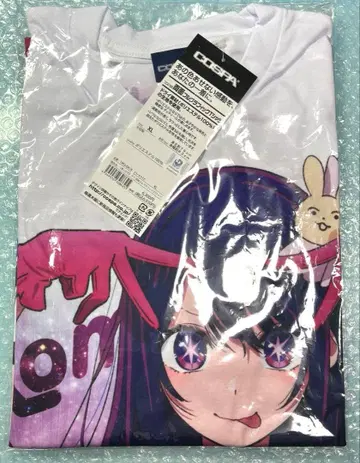 최애의 아이 아이 풀 그래픽 T셔츠 XL 사이즈