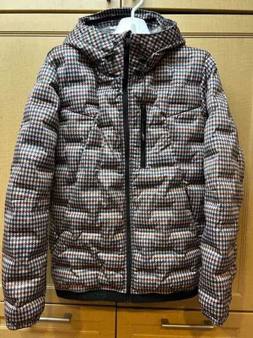 FieldCore 워크맨 패딩 자켓 LL 하운드투스 후드 부착 방한