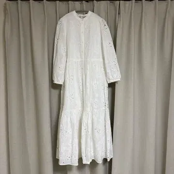 ZARA 화이트 롱 원피스 USA S