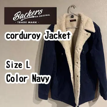 BACKERS 코듀로이 재킷 네이비