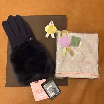 케이트 스페이드 뉴욕 네이비 장갑