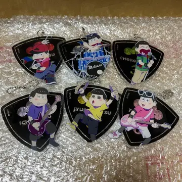 오소마츠 6쌍둥이 아크릴 키링 밴드 락