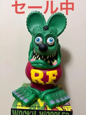 RAT FINK Wacky Wobbler 그린 컬러 피규어 약 30cm
