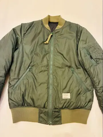 베드윈 ma-1 리버서블 카키/블랙 사이즈 2