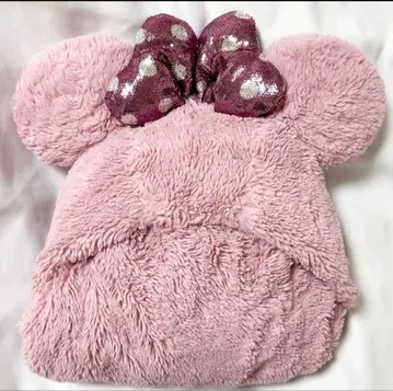 도쿄 디즈니 리조트 4way 미니 판초 리본 라메 핑크