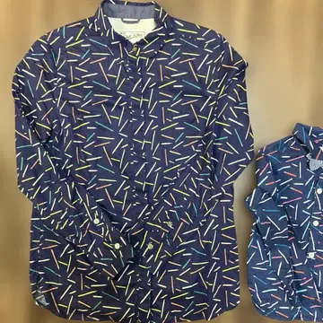 MK 리버티 프린트 연필 패턴 셔츠