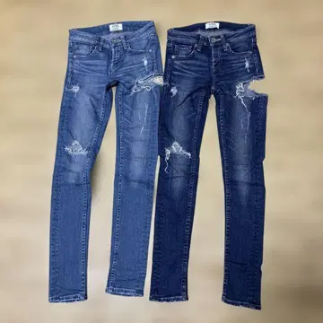 GYDA SIDE RIPPED 스키니