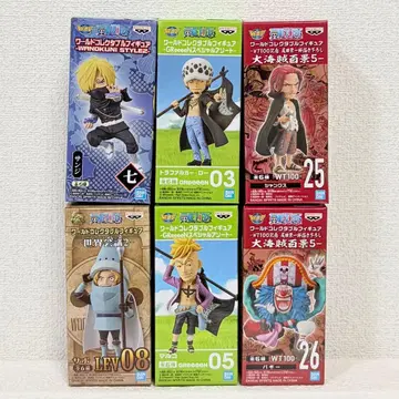 WCF 원피스 피규어 6개 세트