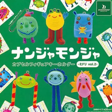 캡슐 피규어 키링 - 미도리 vol.2 - 전 6종 세트 난쟈몬쟈