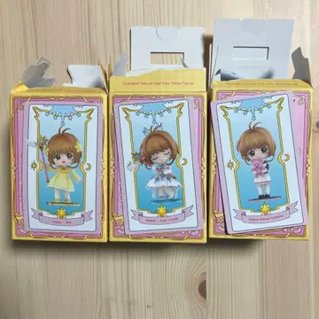 카드캡터 사쿠라 피규어 3개 세트
