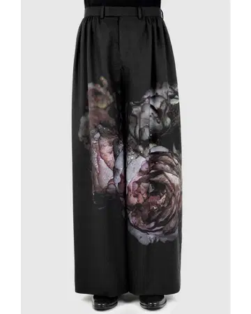 LAD MUSICIAN 22SS 와이드 슬랙스 사이즈 46 블랙