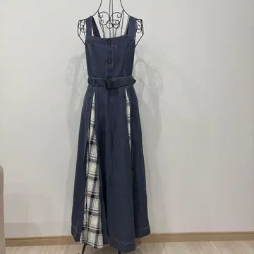 데님 살로펫 원피스 M 사이즈