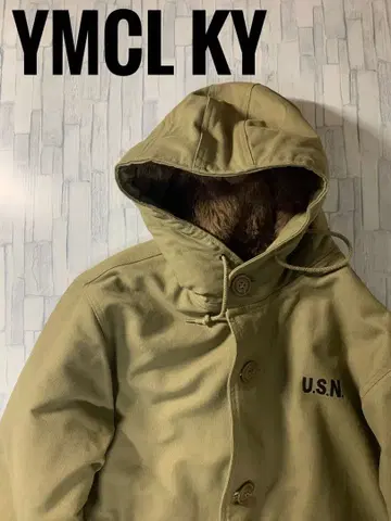 [레어 새상품급] YMCL KY U.S.N. 후드 부착 밀리터리 자켓