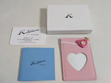 [ 미사용 새상품 ] 키타무라 패스 케이스 핑크 크리스마스 선물
