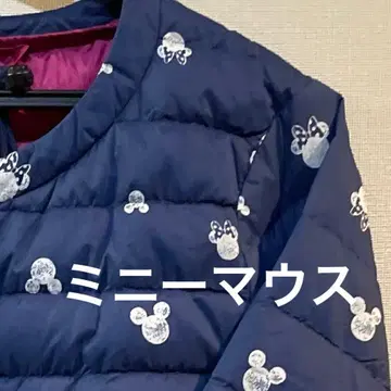디즈니 미니 마우스 유니클로 울트라 라이트 다운 M 수납 봉투 있음