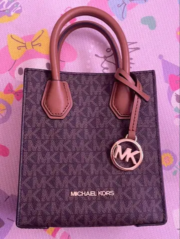 MICHAEL KORS 브라운 토트백