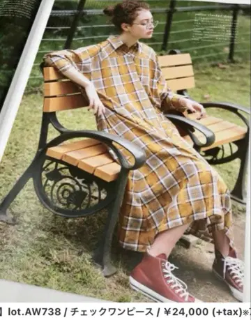 새상품급! 젬블 [ Johnbull ] 체크 원피스